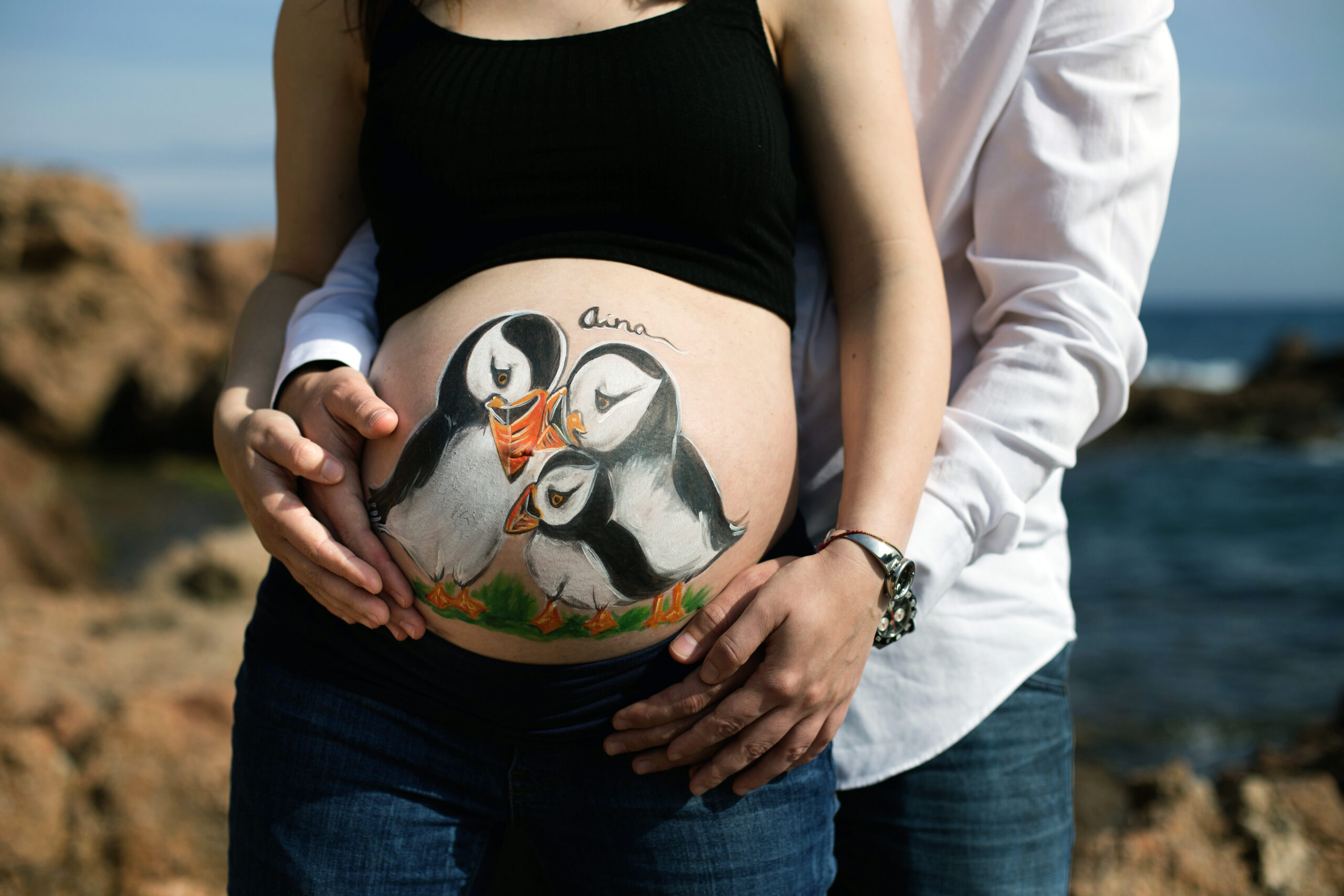 Baby bump artwork