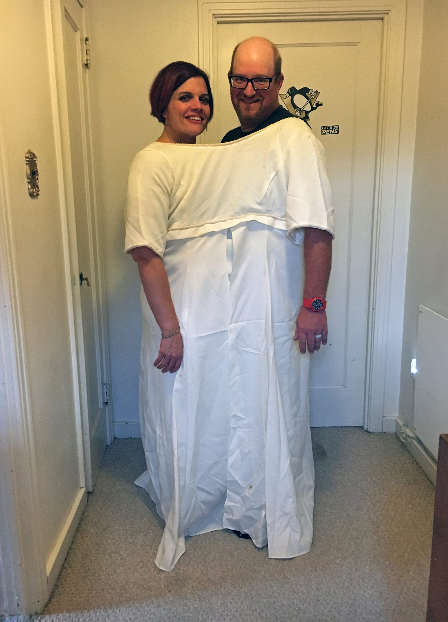 COUPLE FIT 60IN WIDE BRIDE DRESS