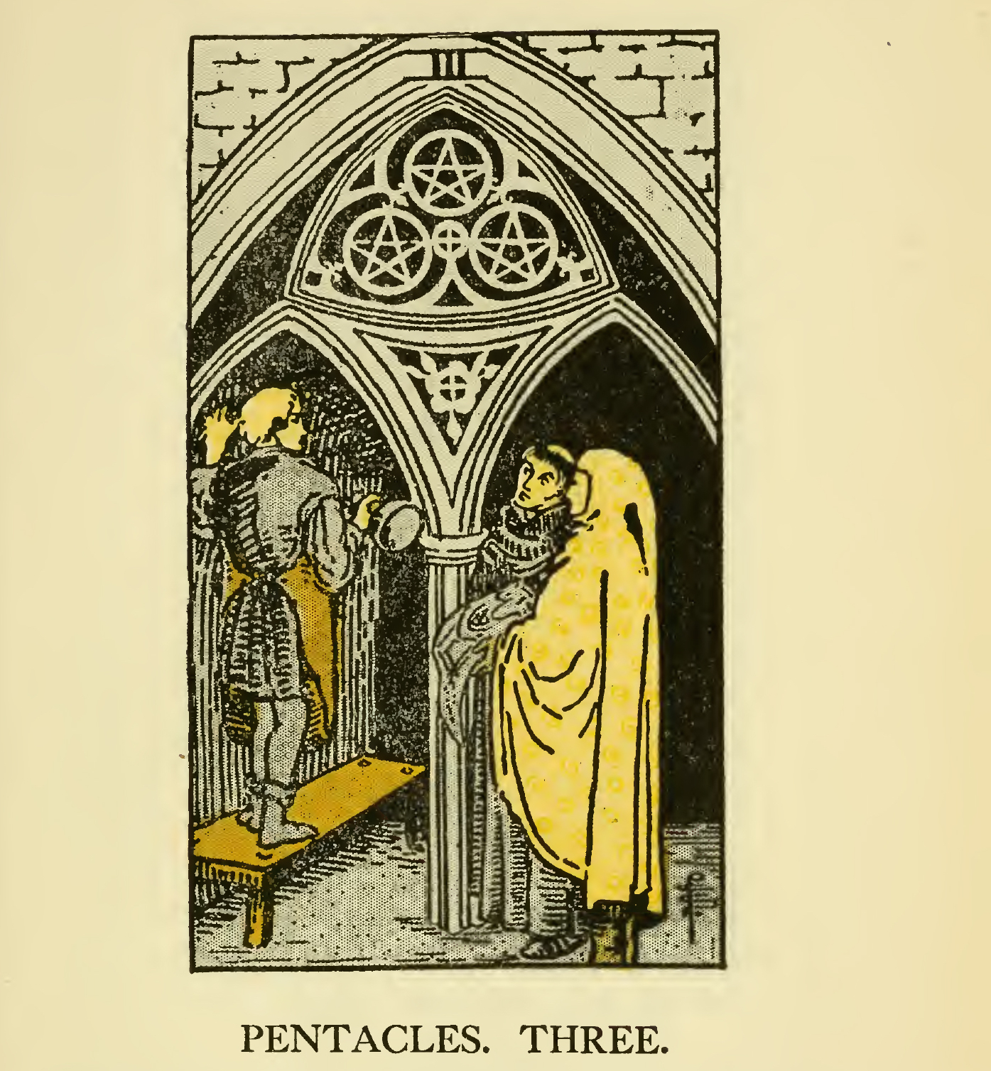 The illustrated key to the tarot, the veil of divination, illustrating the greater and lesser arcana, embracing: The veil and its symbols. Secret tradition under the veil of divination. Art of tarot divination. Outer method of the oracles. The tarot in history. Inner symbolism. The greater keys