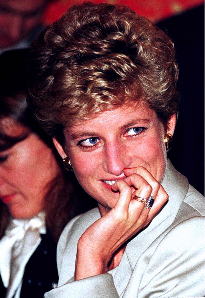 The Princess of Wales smiles at the launch of the Child Bereavement Trust charity at the Royal Colle..