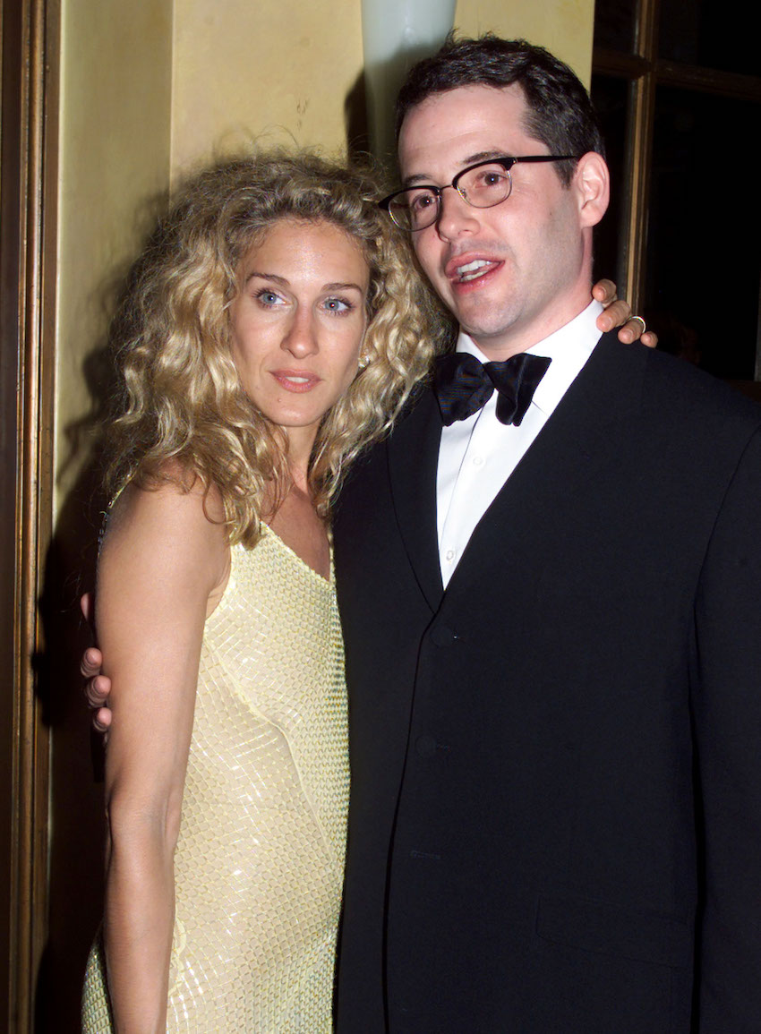 Actress Sarah Jessica Parker and husband Matthew Broderick attend the HBO party in Beverly Hills  fo..