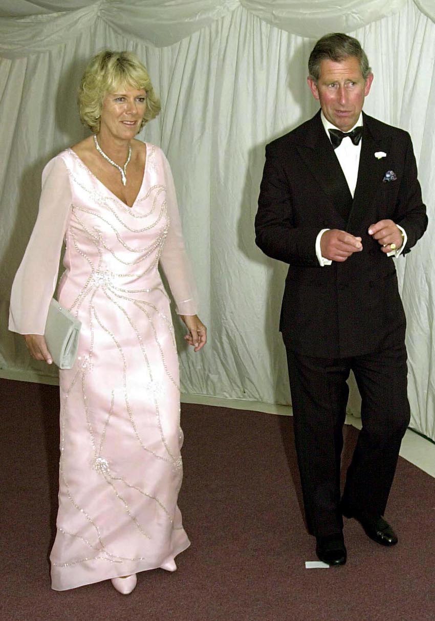PRINCE CHARLES AND CAMILLA PARKER BOWLES ARRIVE FOR GALA DINNER.
