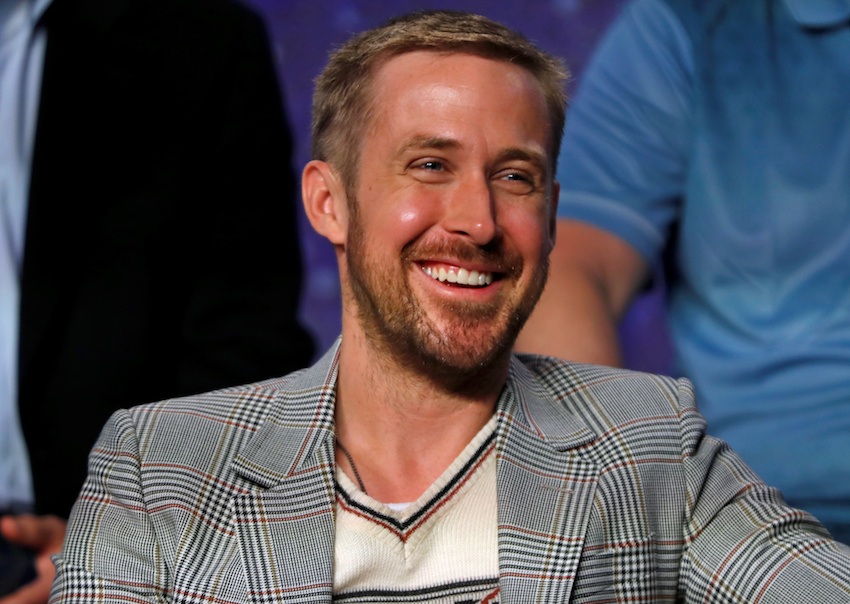 Actor Ryan Gosling attends a news conference to discuss the movie "First Man" at the Toronto International Film Festival in Toronto