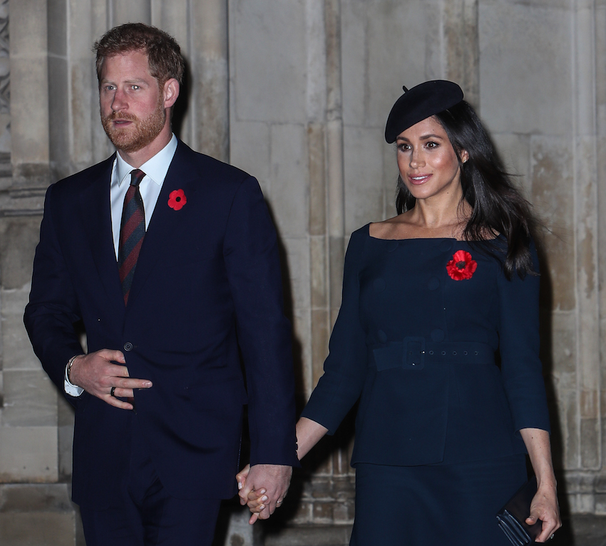 The Royal Family attends a Service to commemorate the Armistice on the centenary of the end of WWI