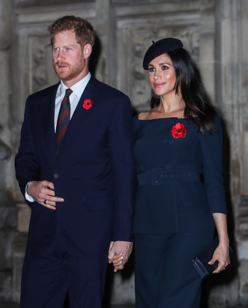 The Royal Family attends a Service to commemorate the Armistice on the centenary of the end of WWI
