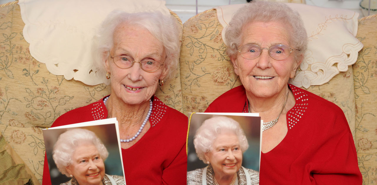 100 year old twins