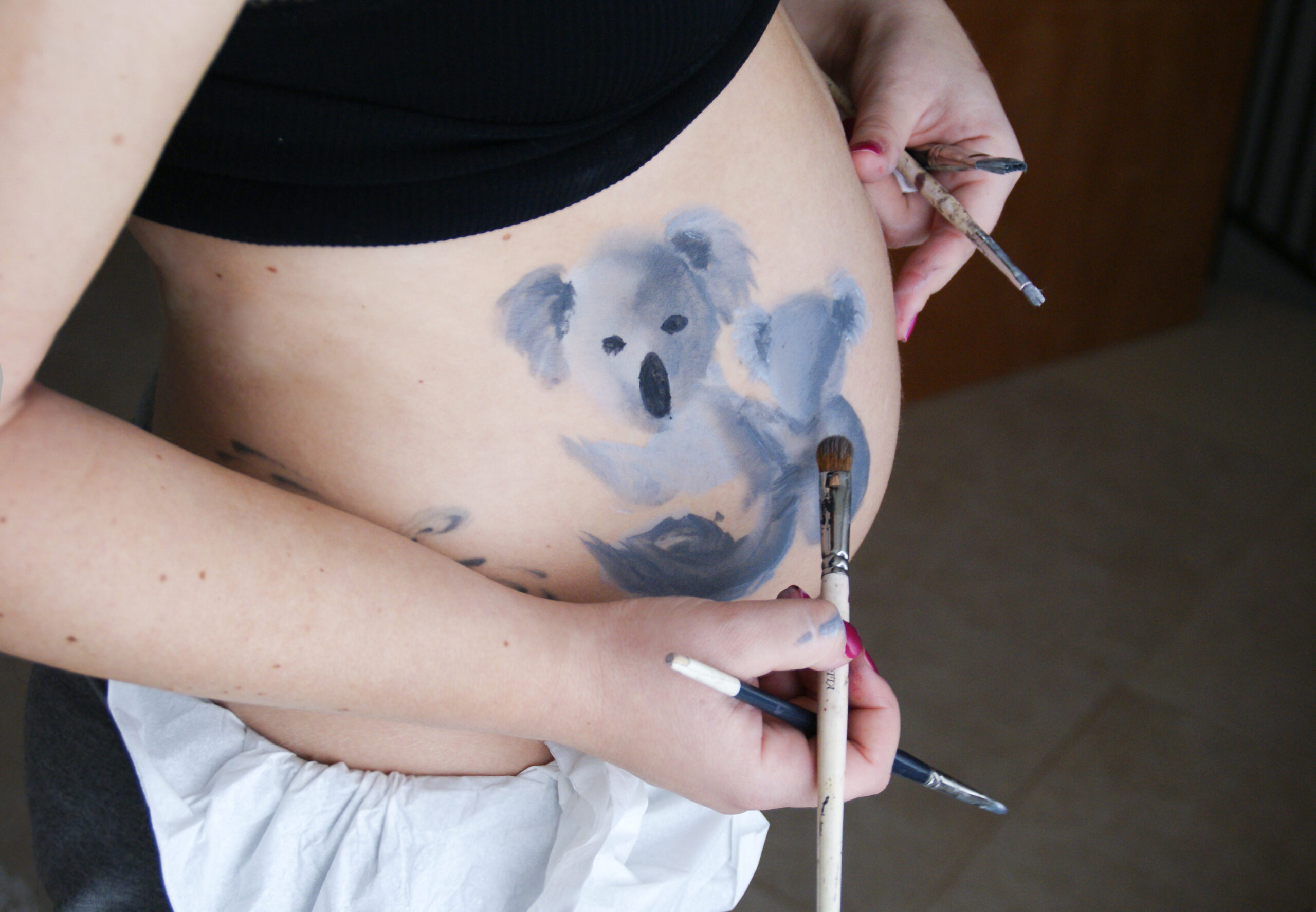 Baby bump artwork