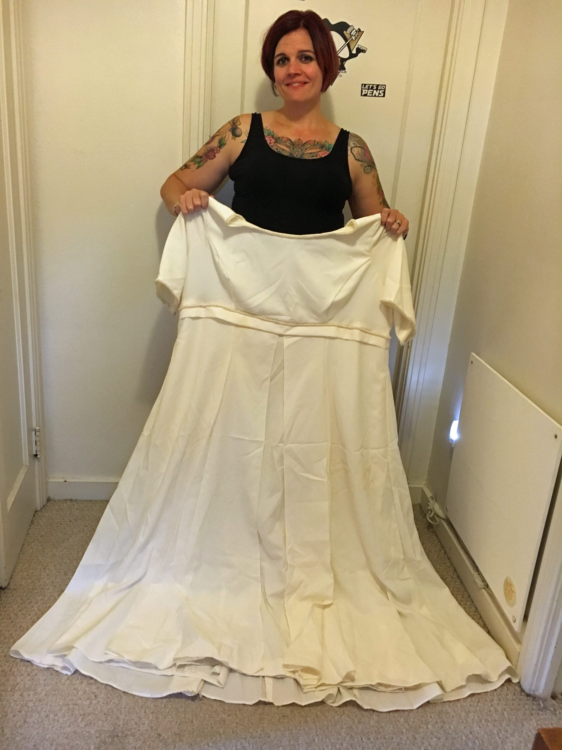 COUPLE FIT 60IN WIDE BRIDE DRESS