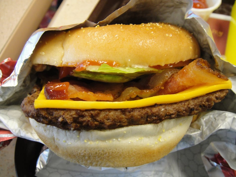 Baconator close-up