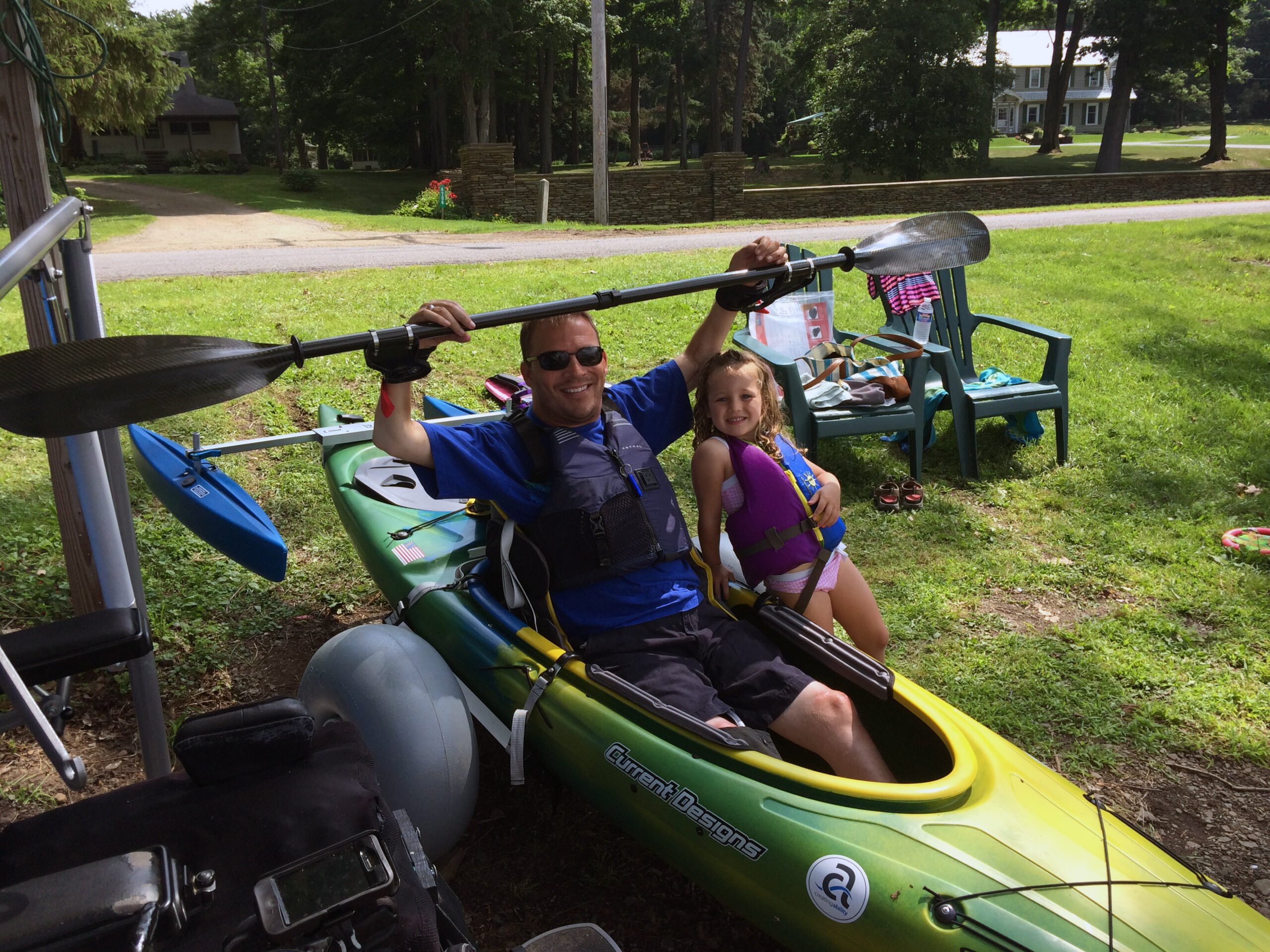 Dad and girl wheelchair story