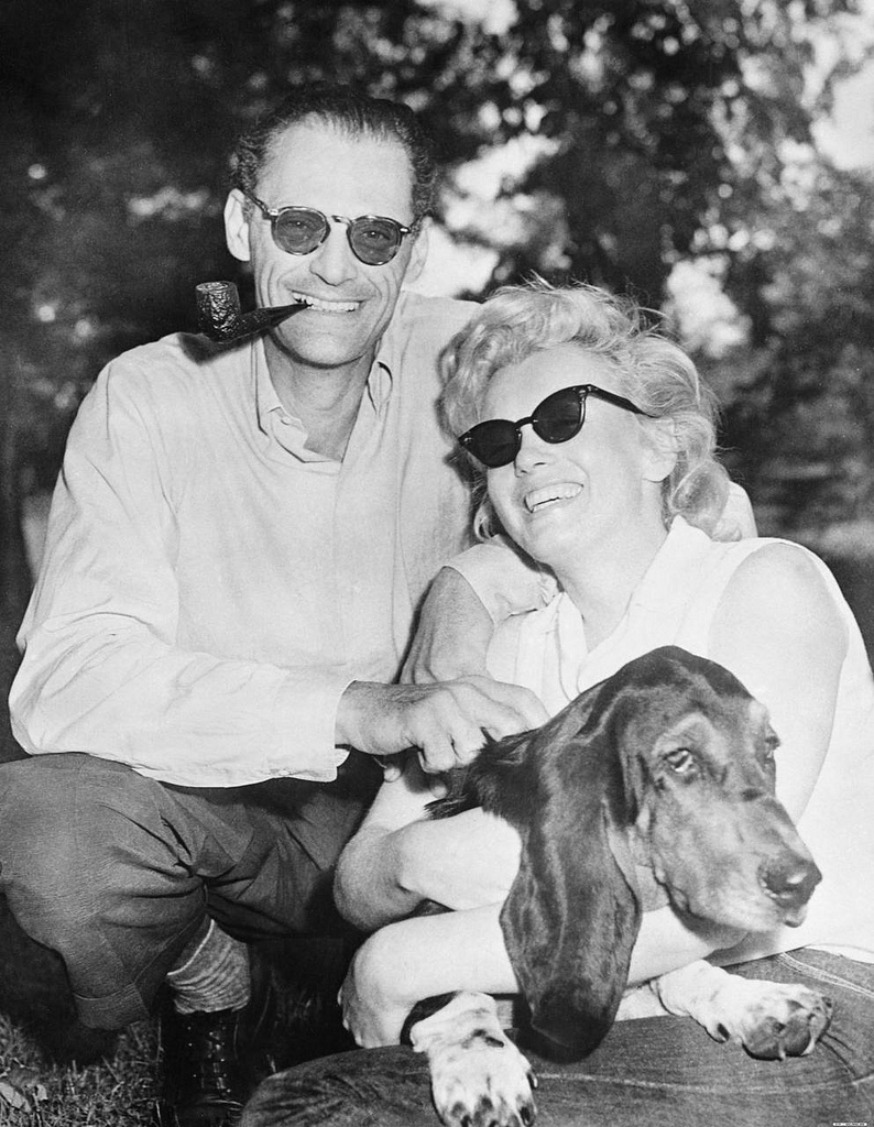 Marilyn Monroe, Arthur Miller, and Hugo