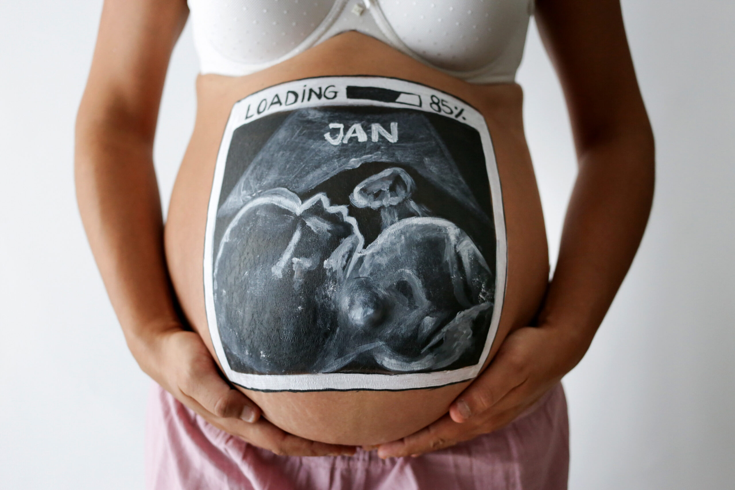 Baby bump artwork