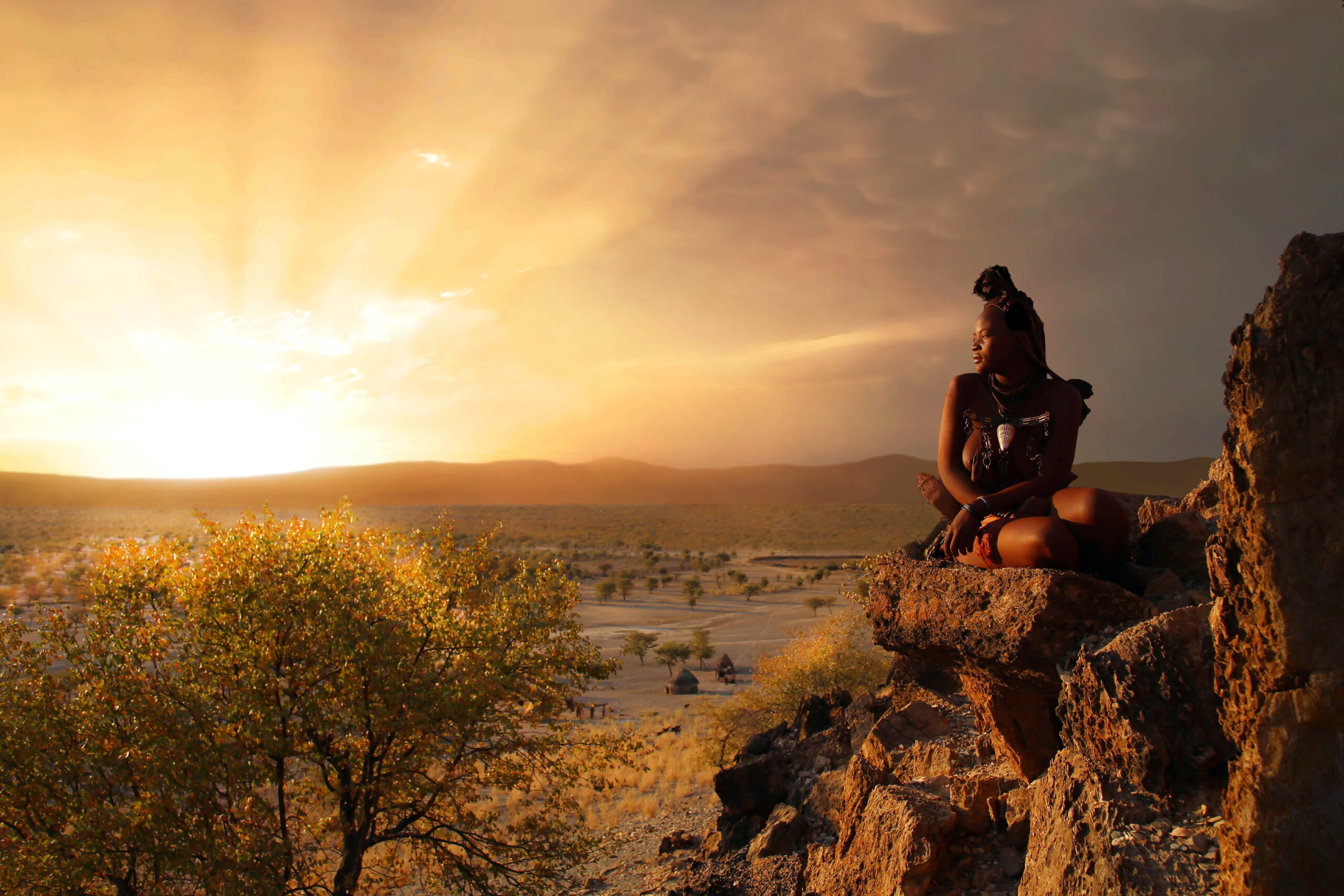 AFRICAN TRIBE MODERN LIFE