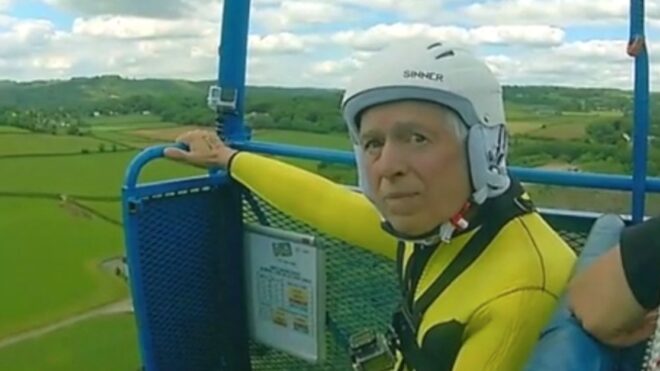 73 Year Old Bungee Jump Record