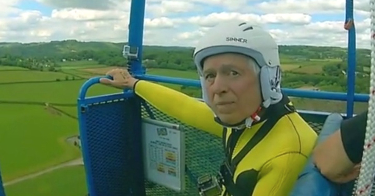 73 Year Old Bungee Jump Record