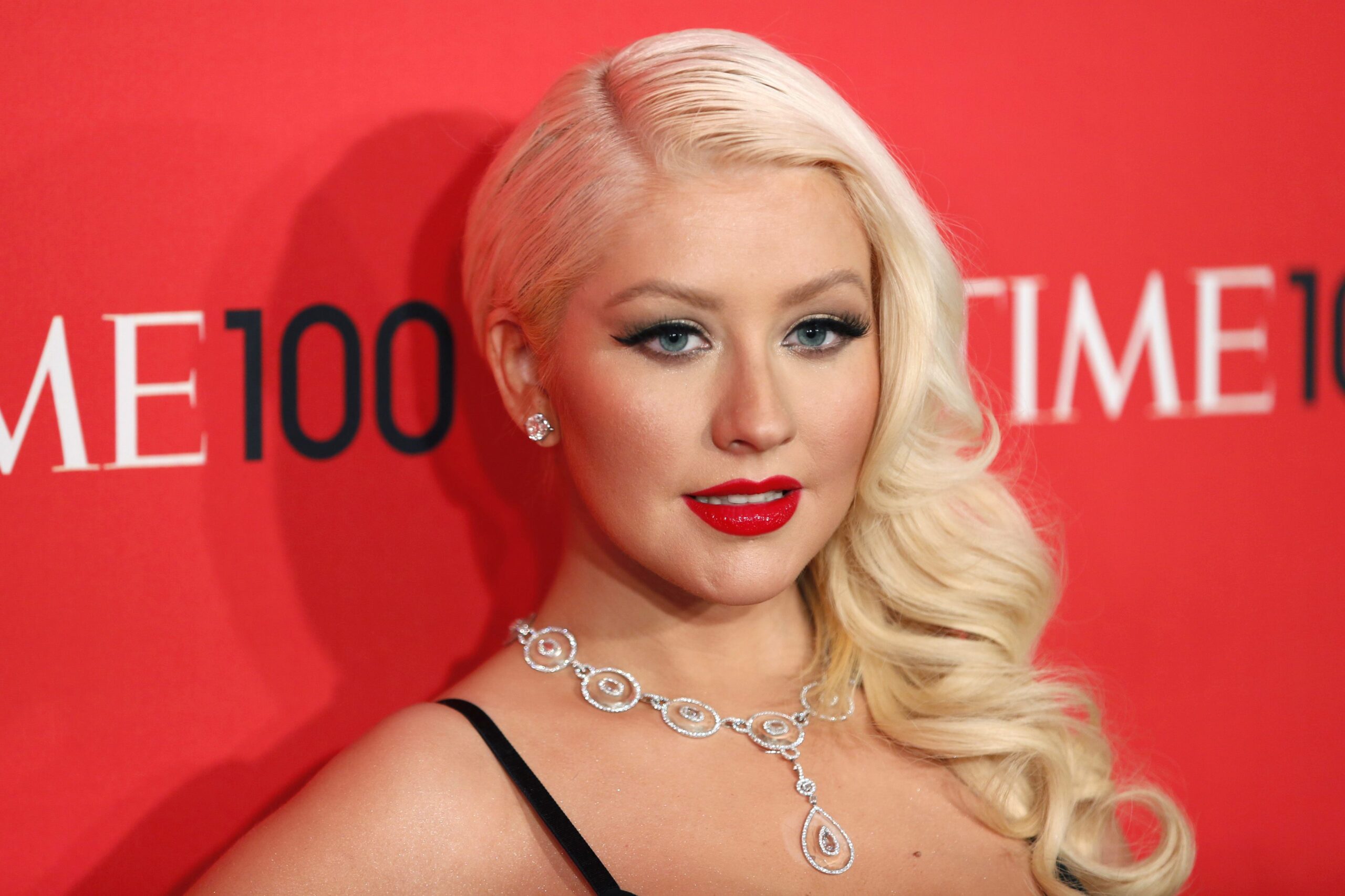 Singer Christina Aguilera arrives for the Time 100 gala celebrating the magazine's naming of the 100 most influential people in the world for the past year, in New York