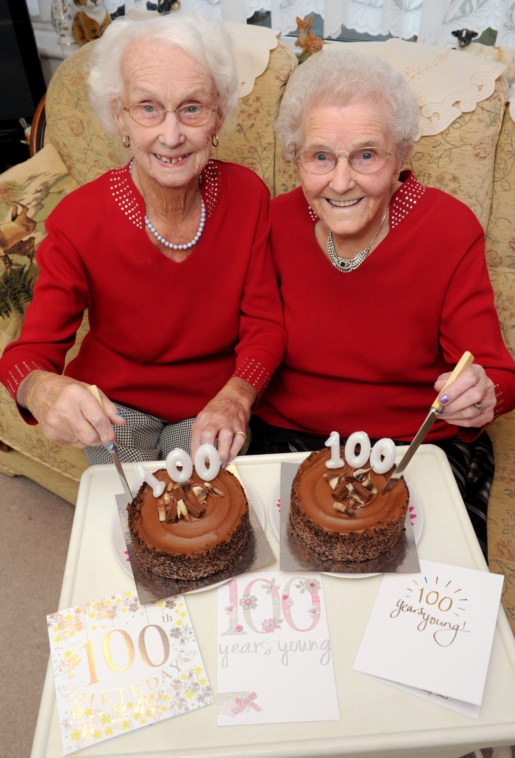 100 year old twins