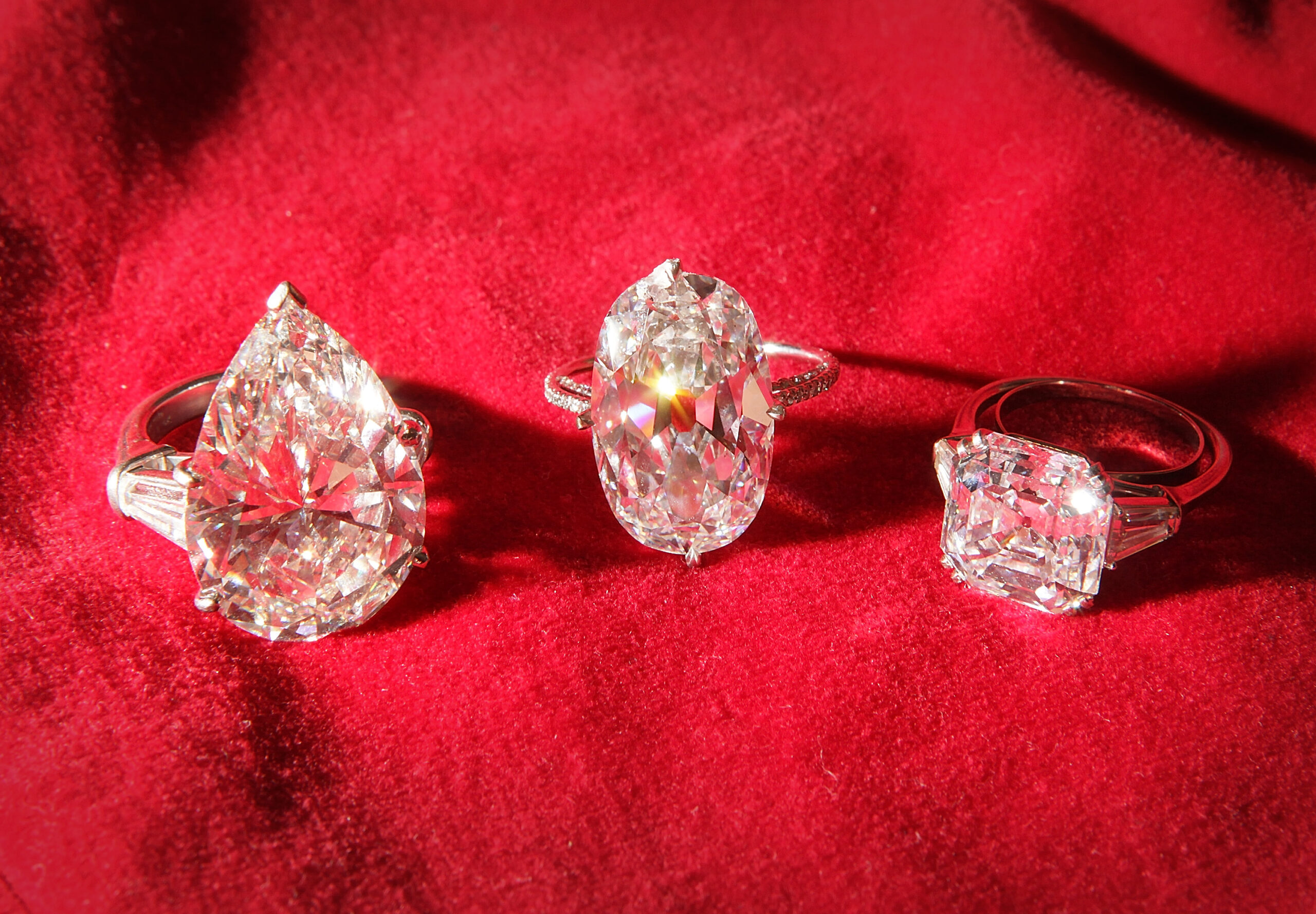 Rare Diamonds And Jewels Are Displayed Ahead Of A Sotheby's Auction