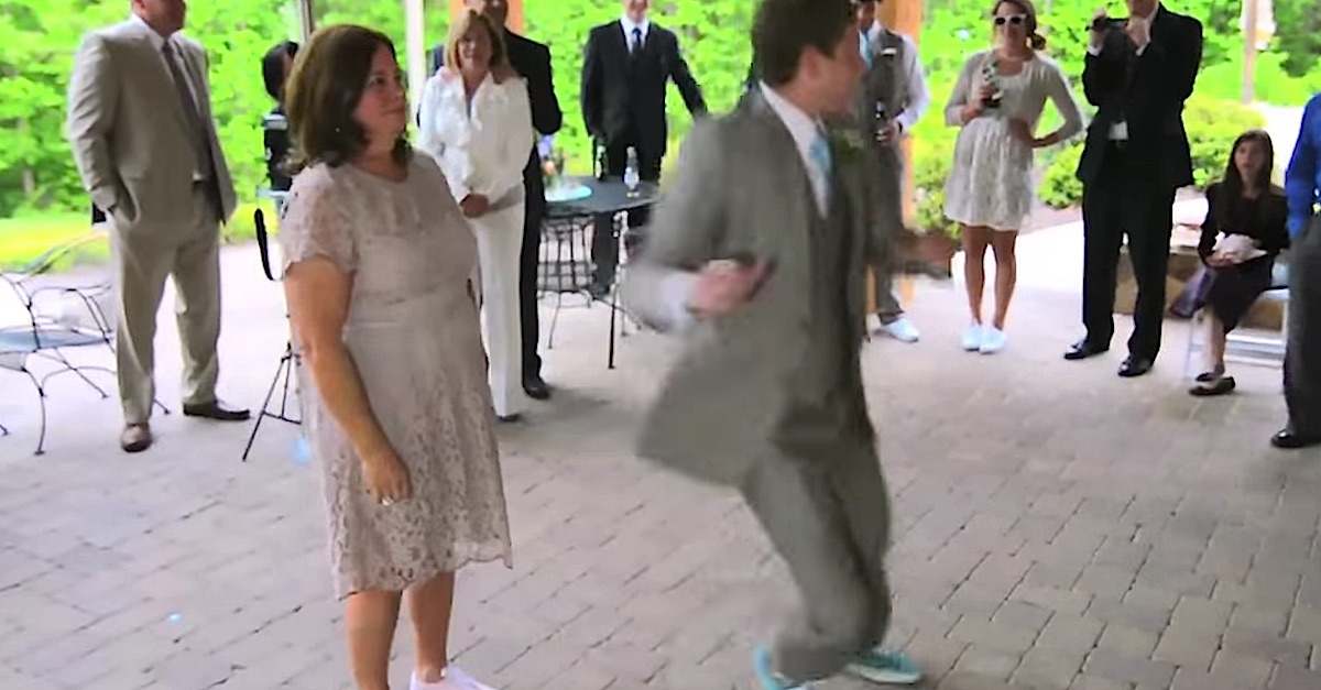 A groom dance