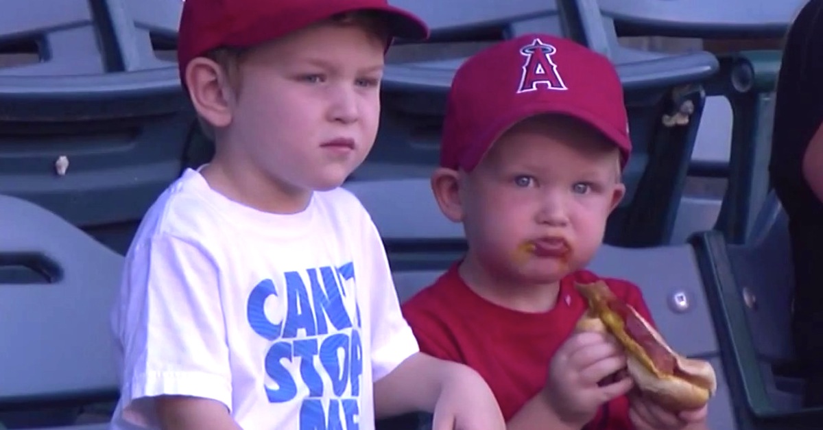 Anaheim Kid Struggles Hot Dog