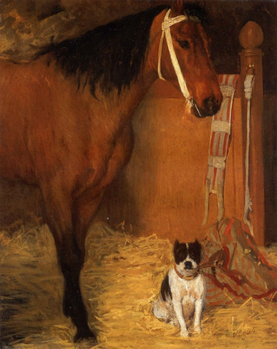 At_the_Stables_Horse_and_Dog.jpg