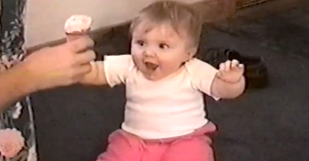 Baby Excited For Ice Cream Cute