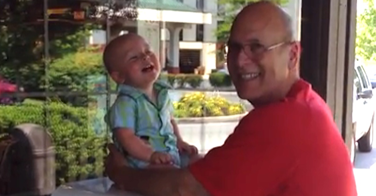 Baby Laughs Grandpa Sneezes