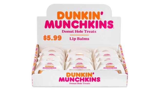 Dunkin' Donuts Fans Can Now Get Their Hands On Munchkin Inspired Lip Balm