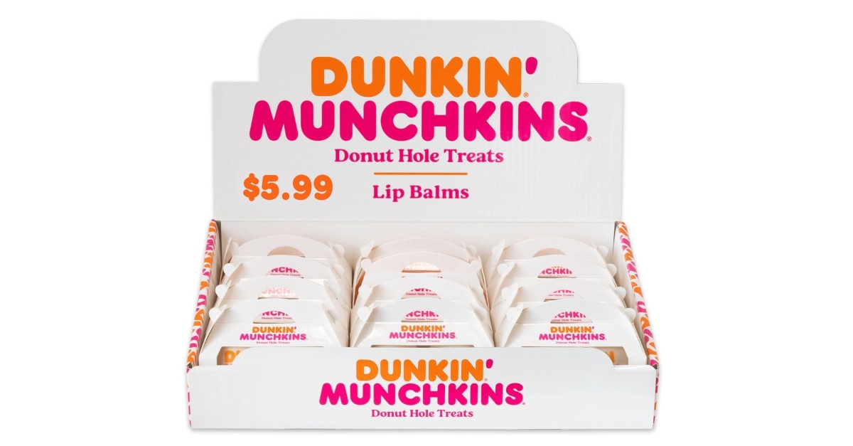 Dunkin' Donuts Fans Can Now Get Their Hands On Munchkin Inspired Lip Balm