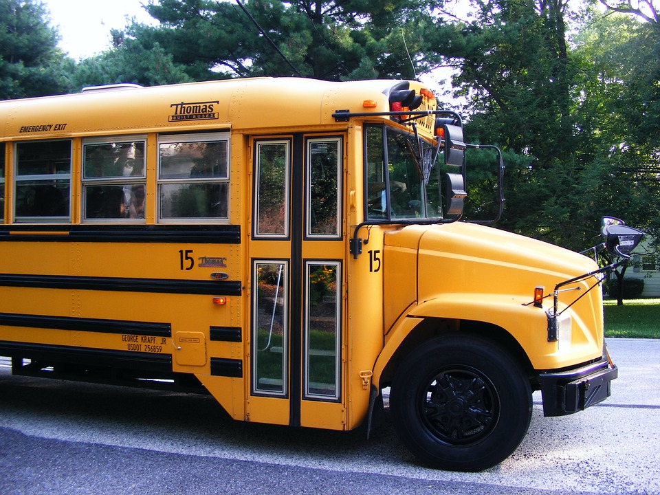 First Day Of School School School Bus