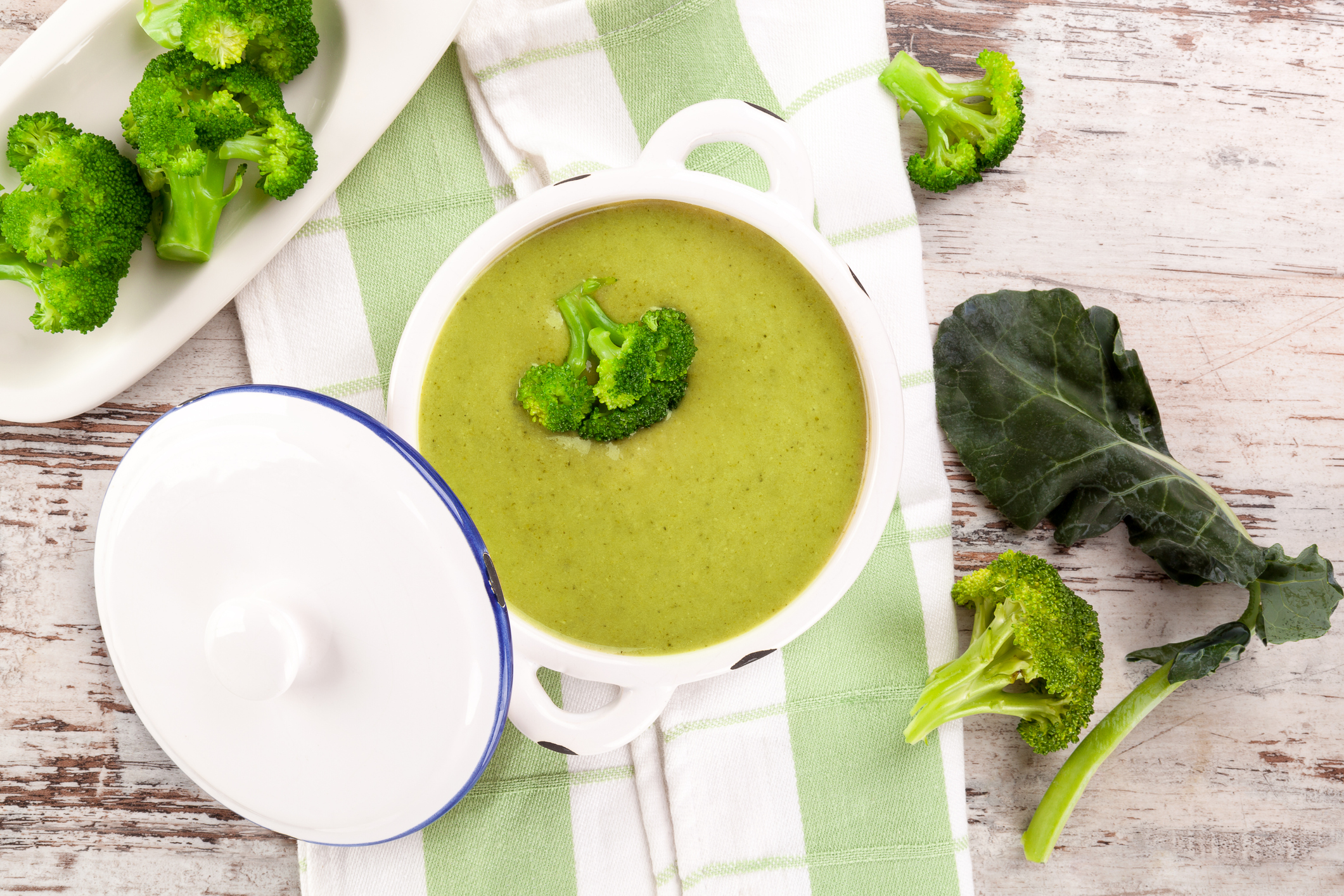 Broccoli cream soup.