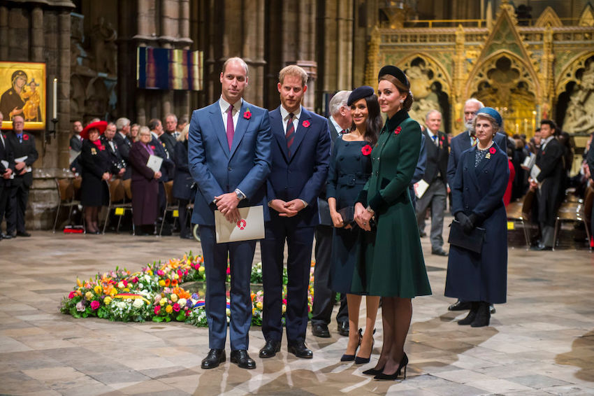 The Queen Attends A Service At Westminster Abbey Marking The Centenary Of WW1 Armistice