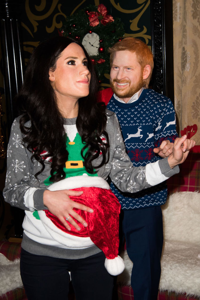 Madame Tussauds Presents Live-Figures Of The Duke & Dutchess Of Sussex In Berlin