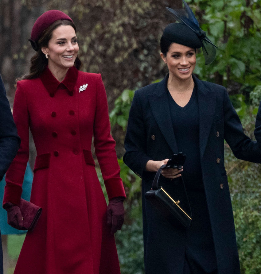 The Royal Family Attend Church On Christmas Day