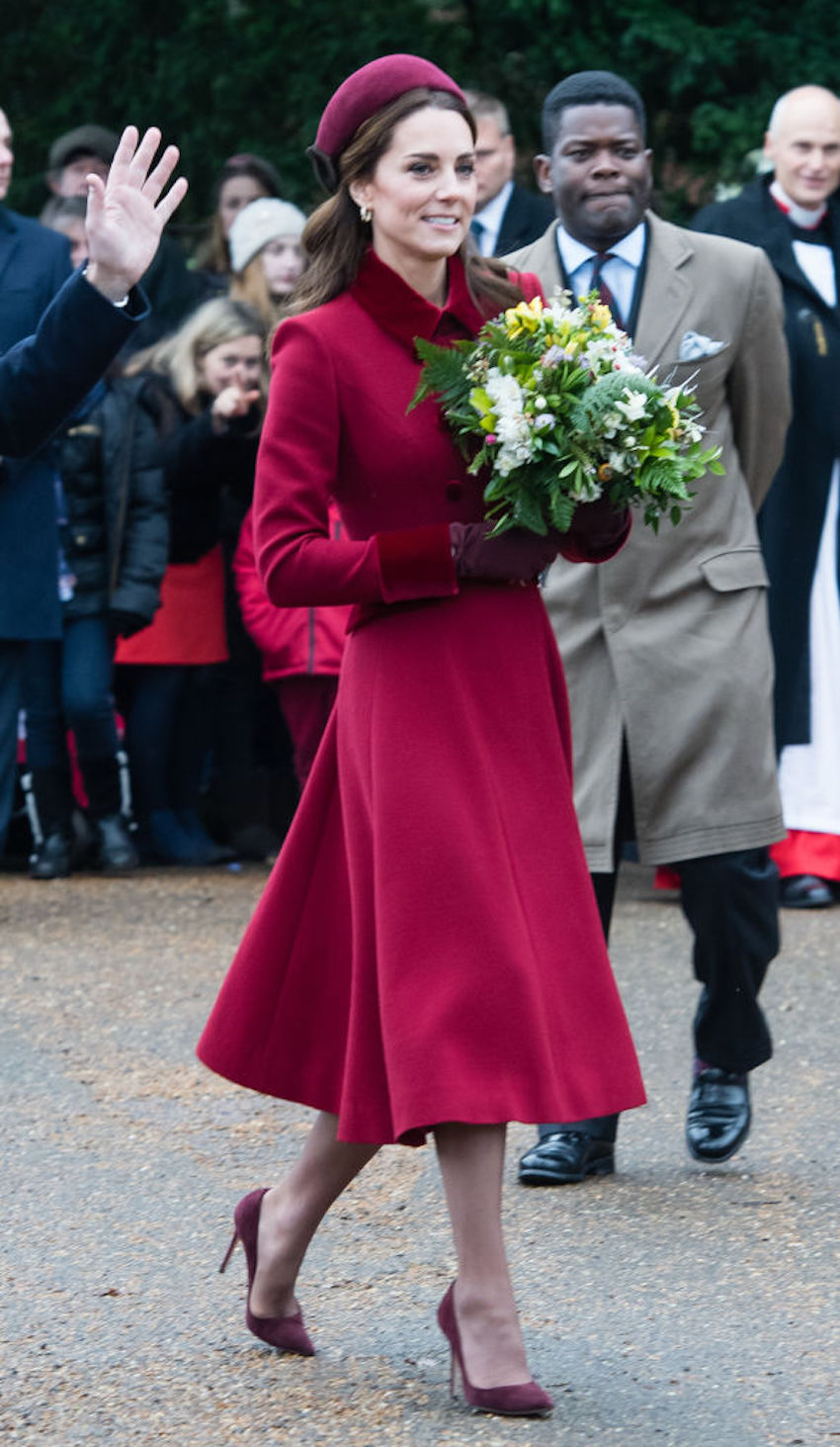 The Royal Family Attend Church On Christmas Day