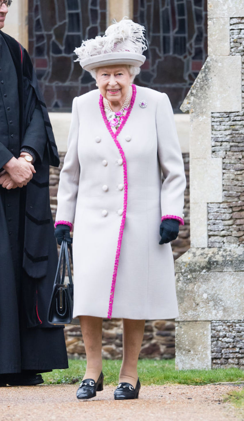 The Royal Family Attend Church On Christmas Day