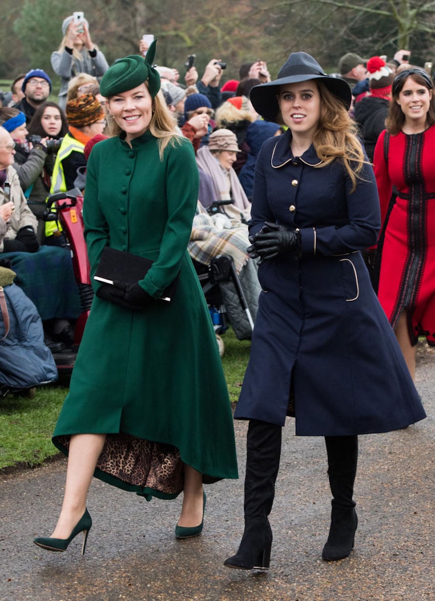 The Royal Family Attend Church On Christmas Day