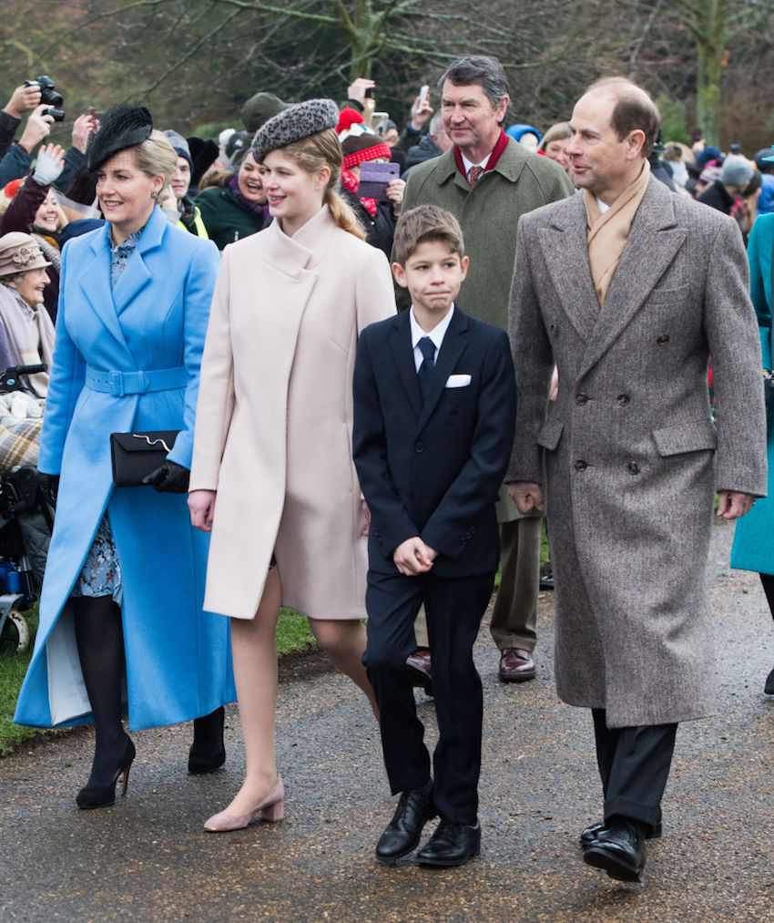 The Royal Family Attend Church On Christmas Day