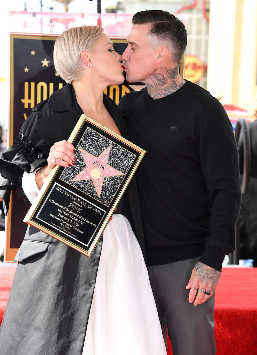 Pink Honored With Star On The Hollywood Walk Of Fame