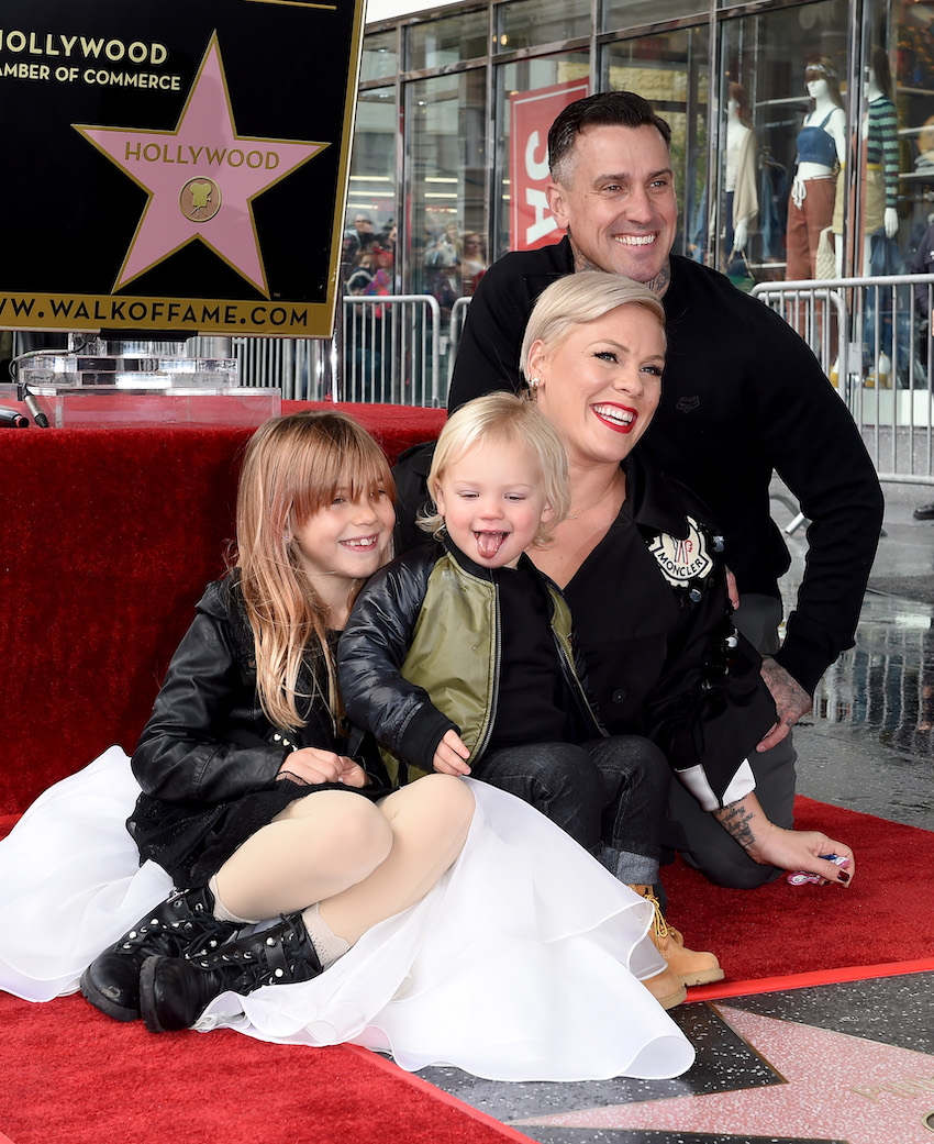 Pink Honored With Star On The Hollywood Walk Of Fame