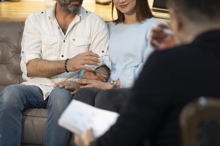 Counseling Session psychiatrist's talking to couple client