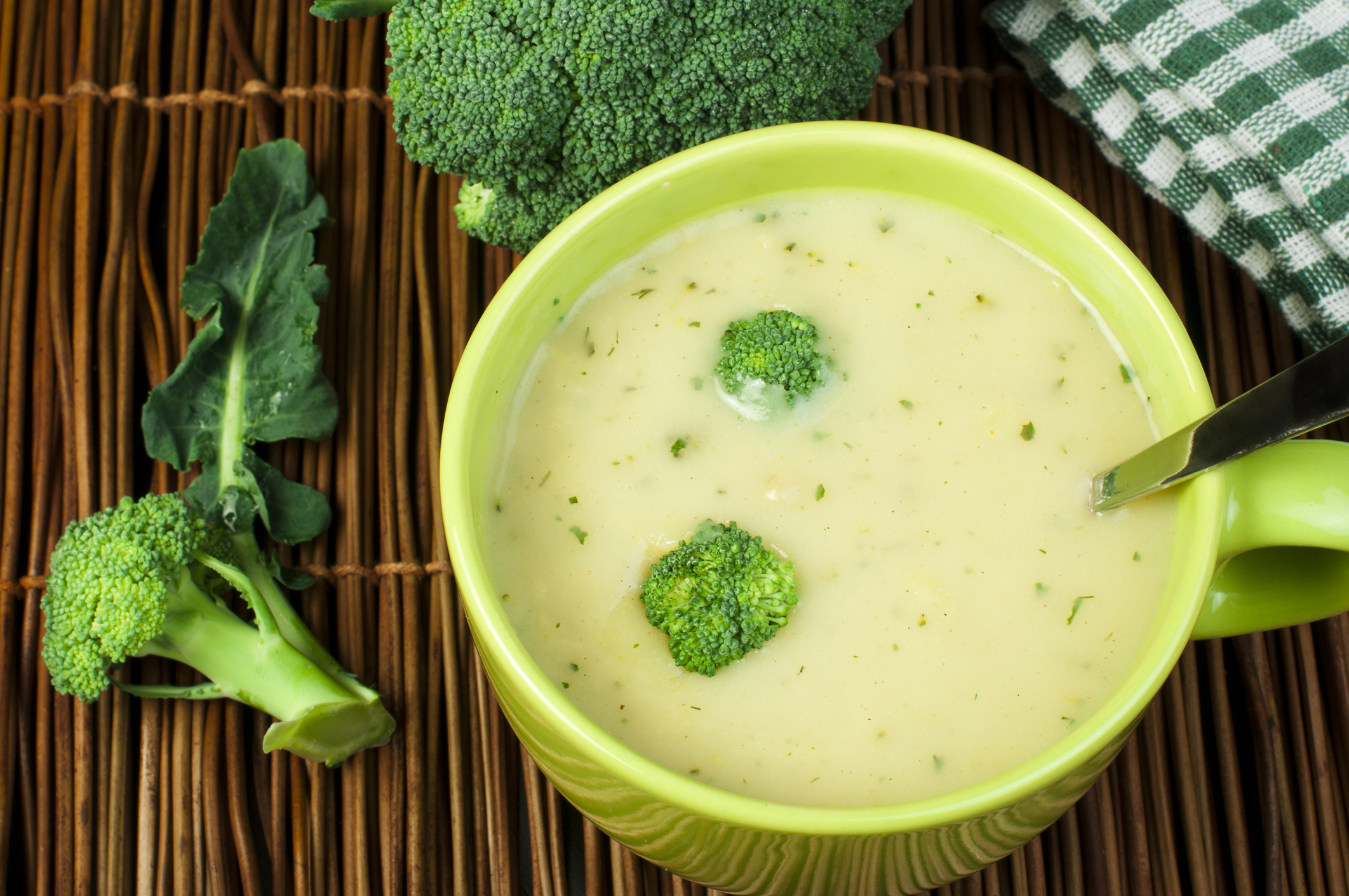 Green Cream broccoli soup