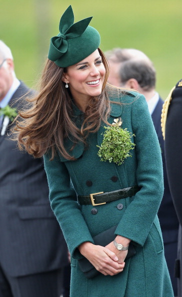 The Duke And Duchess Of Cambridge Attend The St Patrick's Day Parade At Mons Barracks, Aldershot