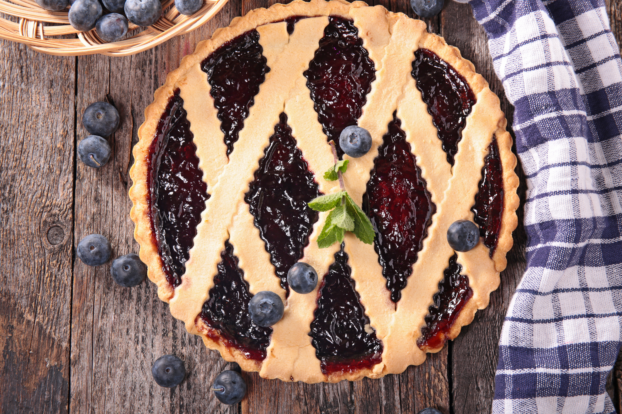 blueberry tart