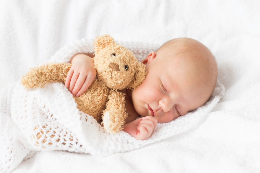 Newborn baby sleeping