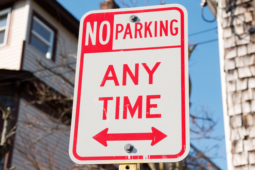 No Parking Any Time