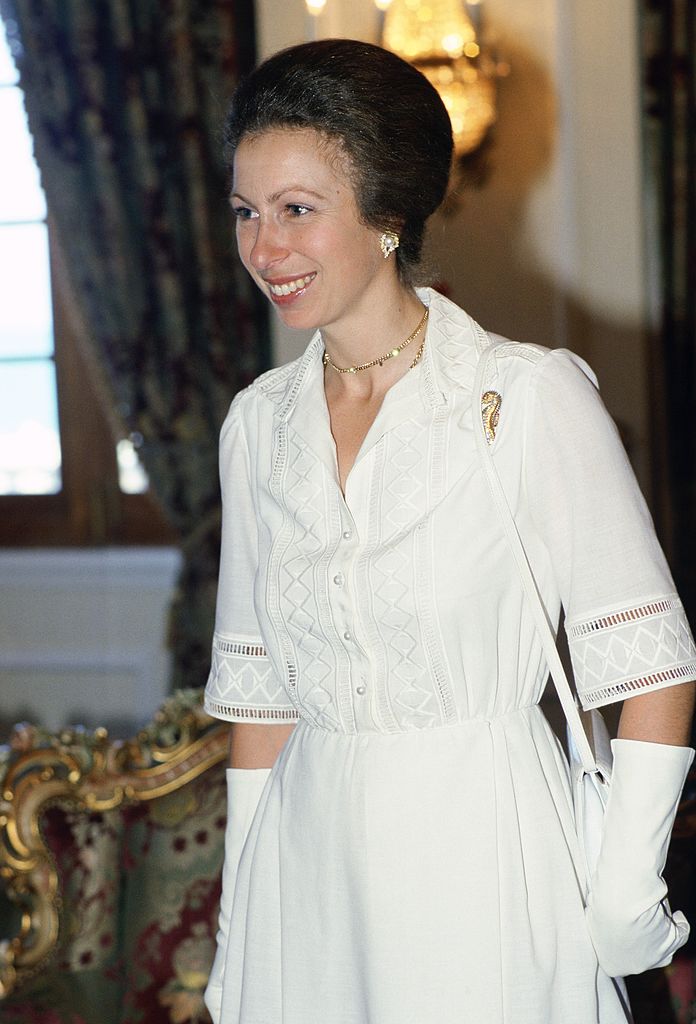 Princess Anne visiting Sharjah during a royal tour,