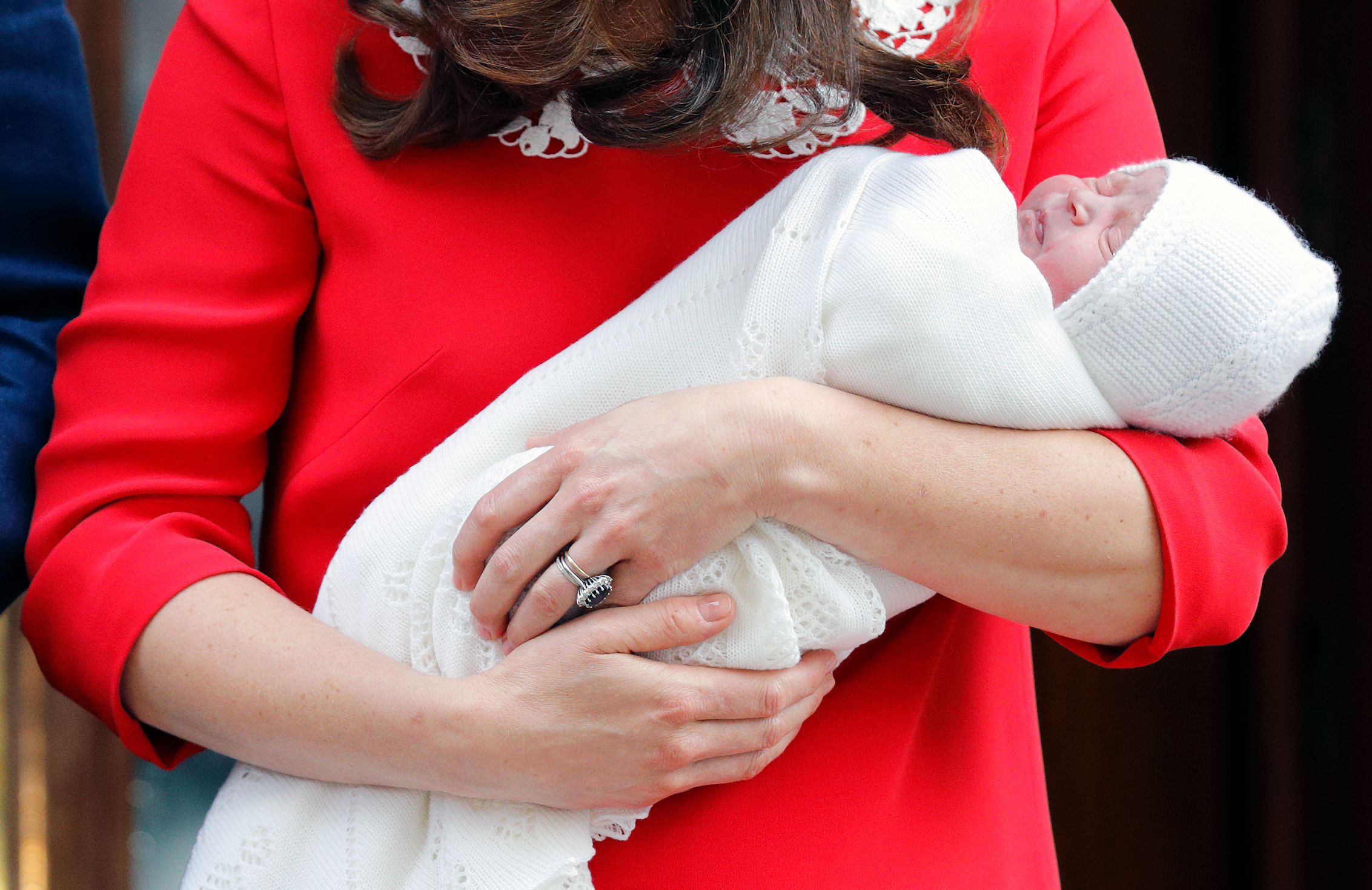 The Duke & Duchess Of Cambridge Depart The Lindo Wing With Their New Son