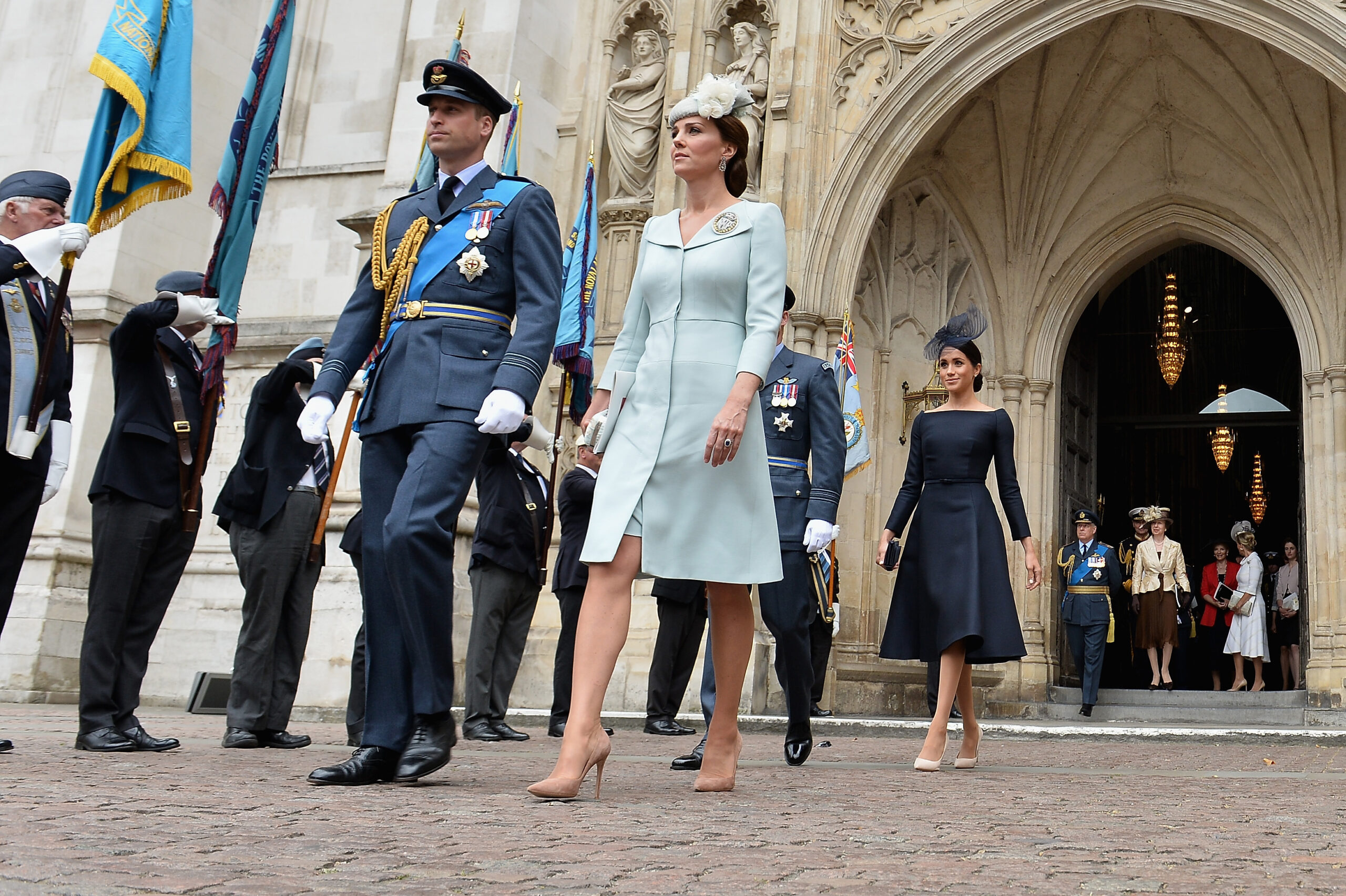 Members Of The Royal Family Attend Events To Mark The Centenary Of The RAF