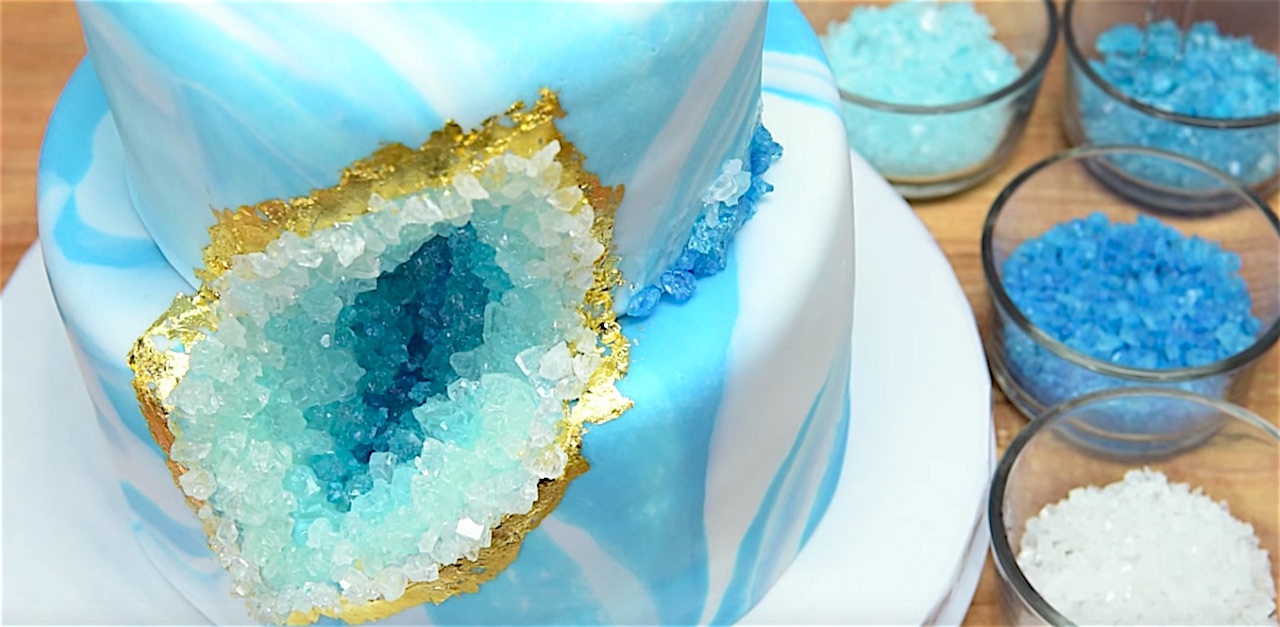 HPTN Geode Cake